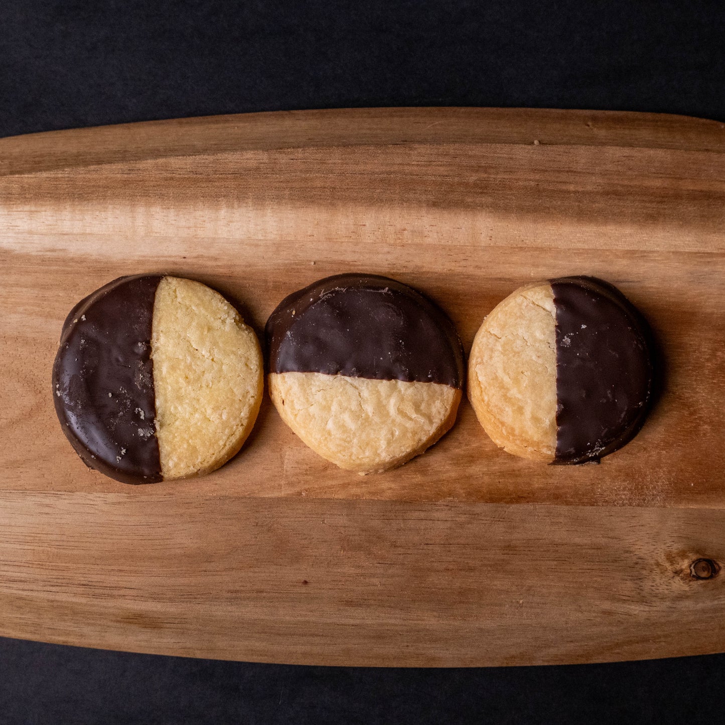 Dipped Shortbread Cookies
